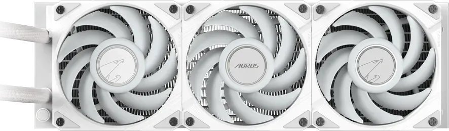 Ftohës me ujë Gigabyte Aorus WaterForce II 360 Ice, i bardhë