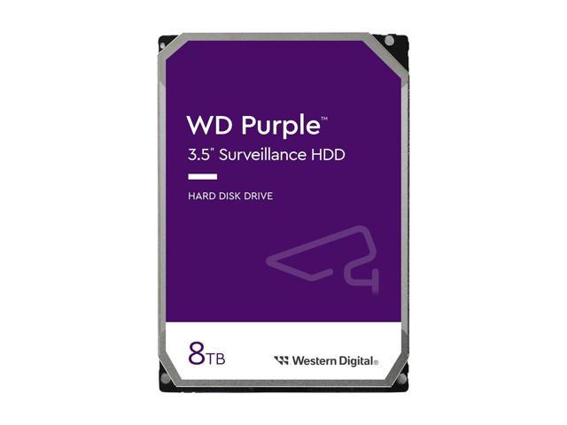 Hard disk i brendshëm WD Purple, 8TB, Surveillance, lejla
