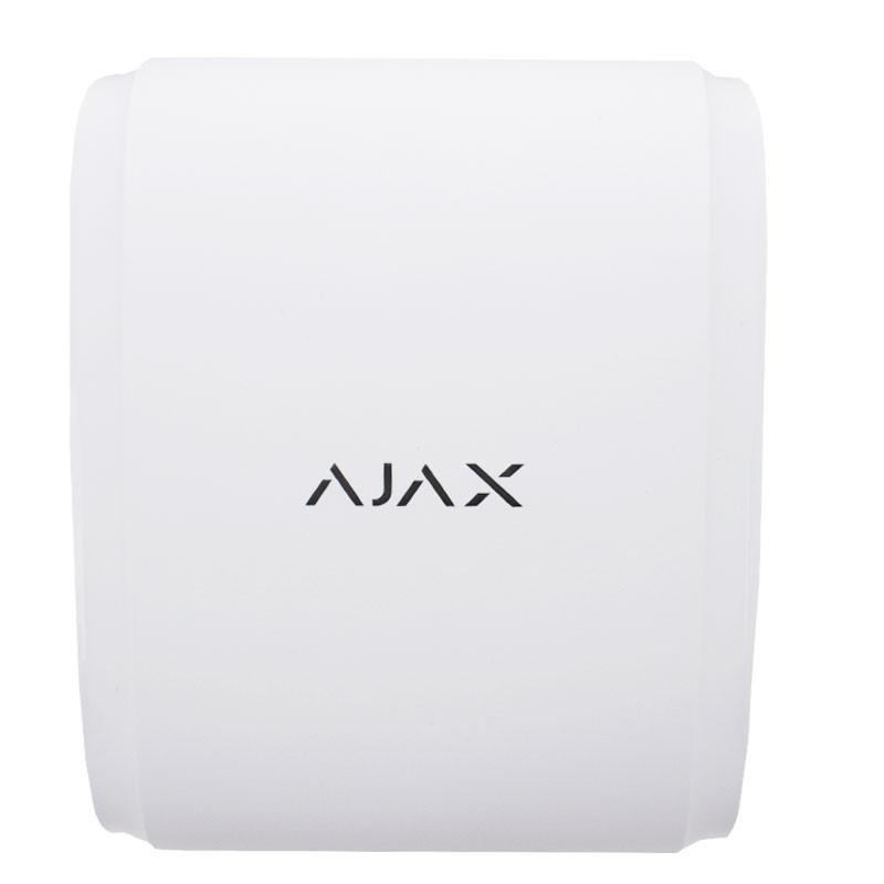 Detektor lëvizjeje perde AJAX DualCurtain Outdoor, pa tela, 4 PIR, 868 MHz, i bardhë