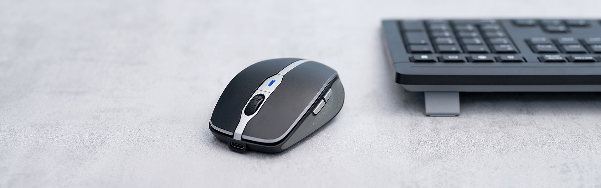 Maus Cherry MW 9100, Wireless dhe Bluetooth, 2400 DPI, i zi