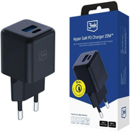 Karikues AC 3MK Hyper GaN 20W, 1x USB A, 1x USB C PD QC4+, i zi
