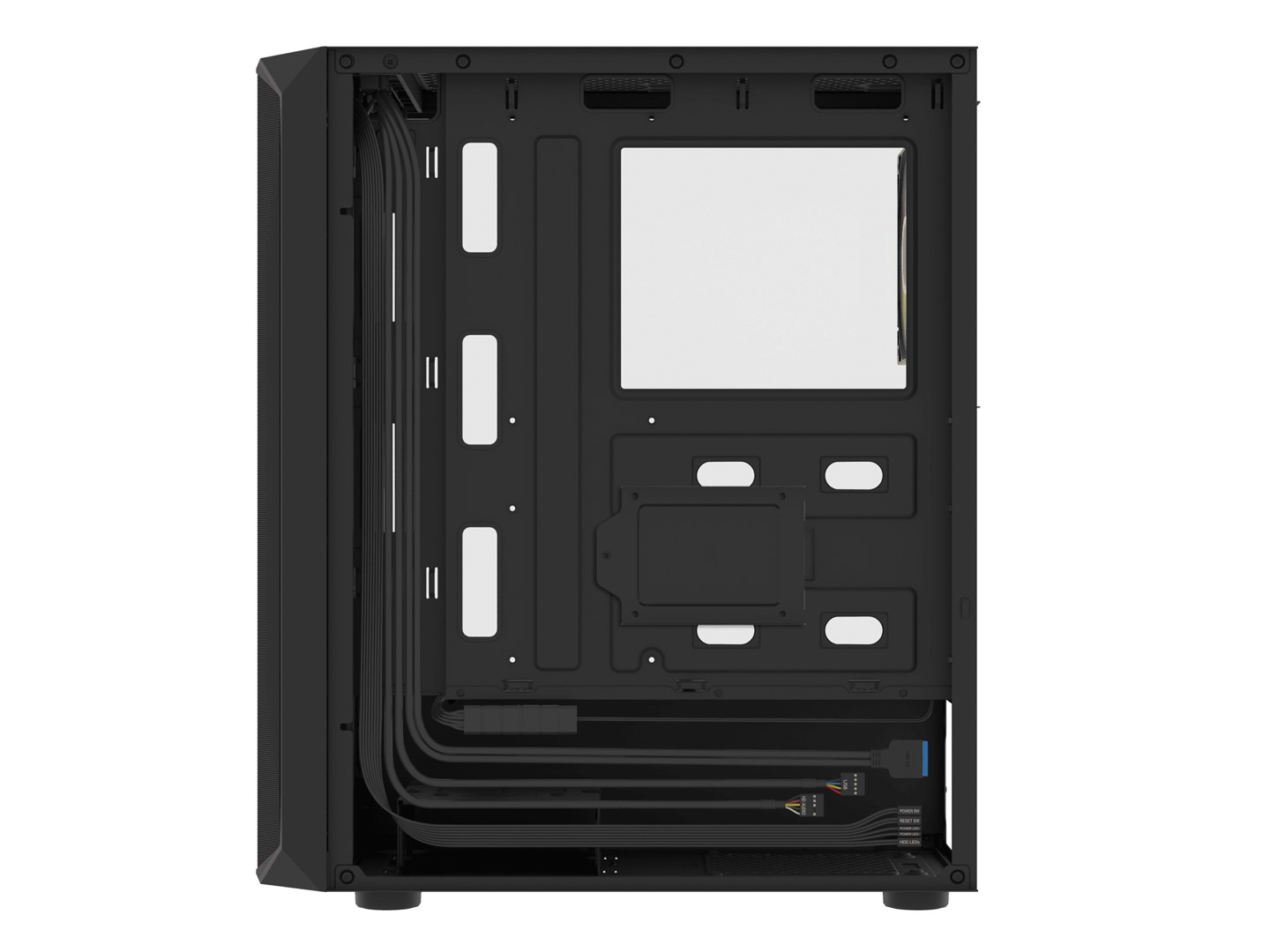 Kasë Fury Shobo SH4F RGB, ATX, e zezë