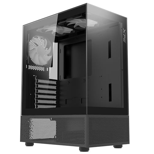 Kullë kompjuteri Invader X Mini Black, mid tower gaming, mbështet GPU 330mm, e zezë
