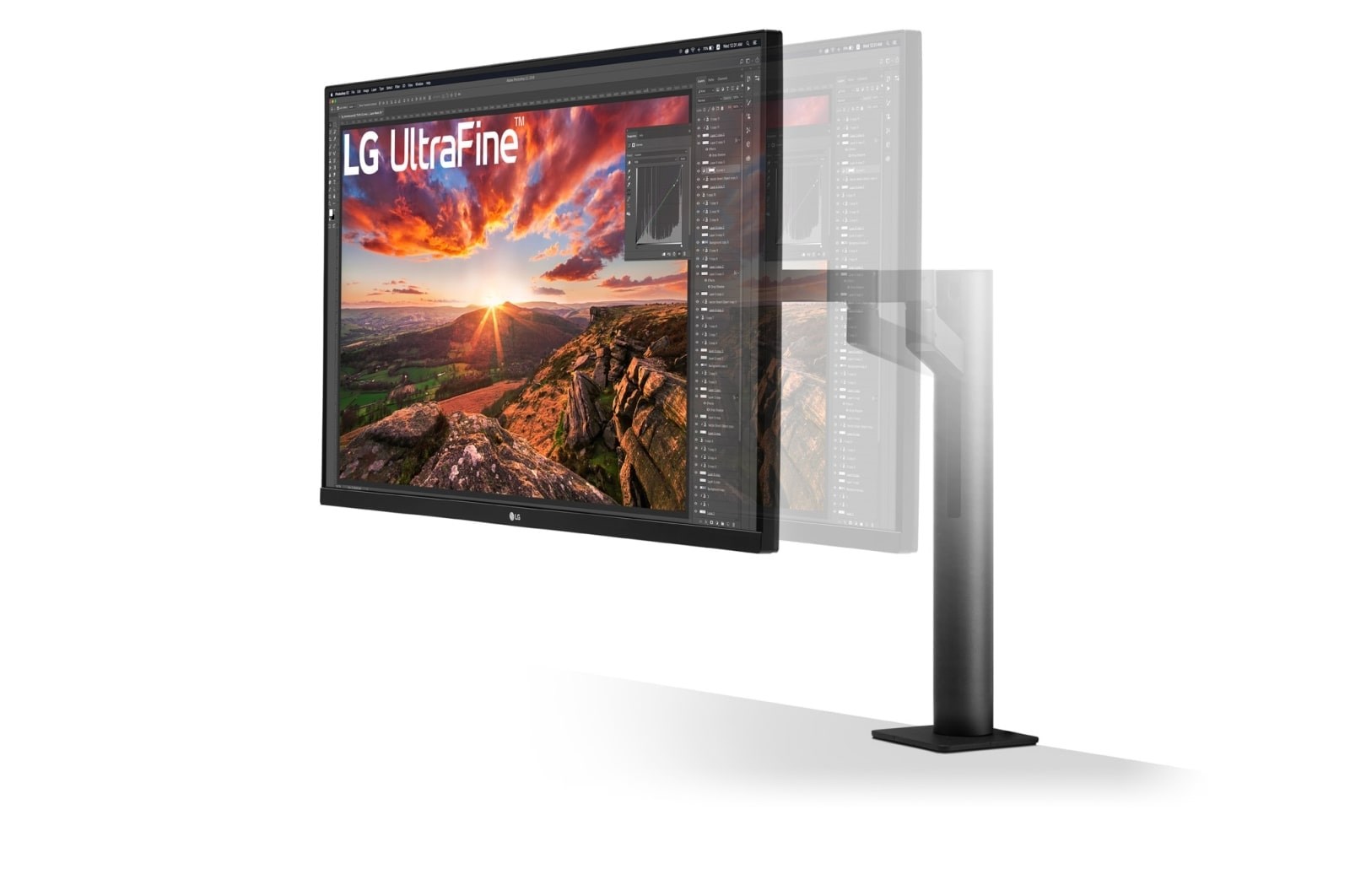 Monitor LG 32UN880P-B, 32", 4K Ultra HD, 60 Hz, i zi