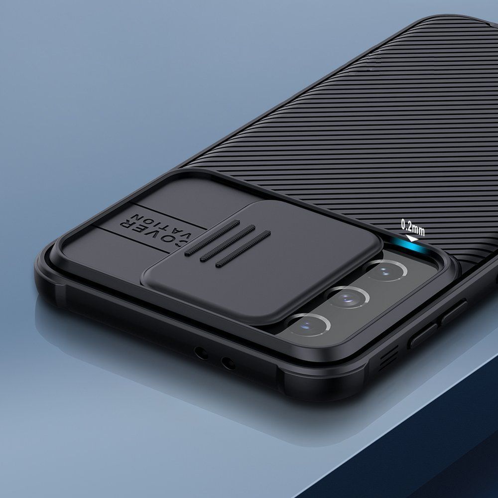 Mbështjellëse Nilkin për Samsung Galaxy S21 5G, e zezë