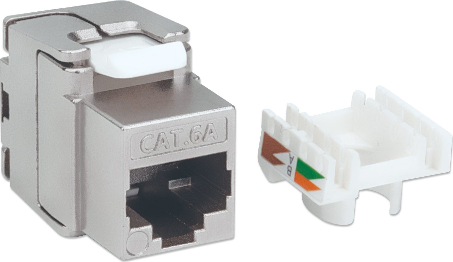 Modul keystone Intellinet 771986 Cat6a, 10 Gbit Ethernet, metalik