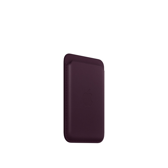 Apple iPhone Leather Wallet me MagSafe, Dark Cherry