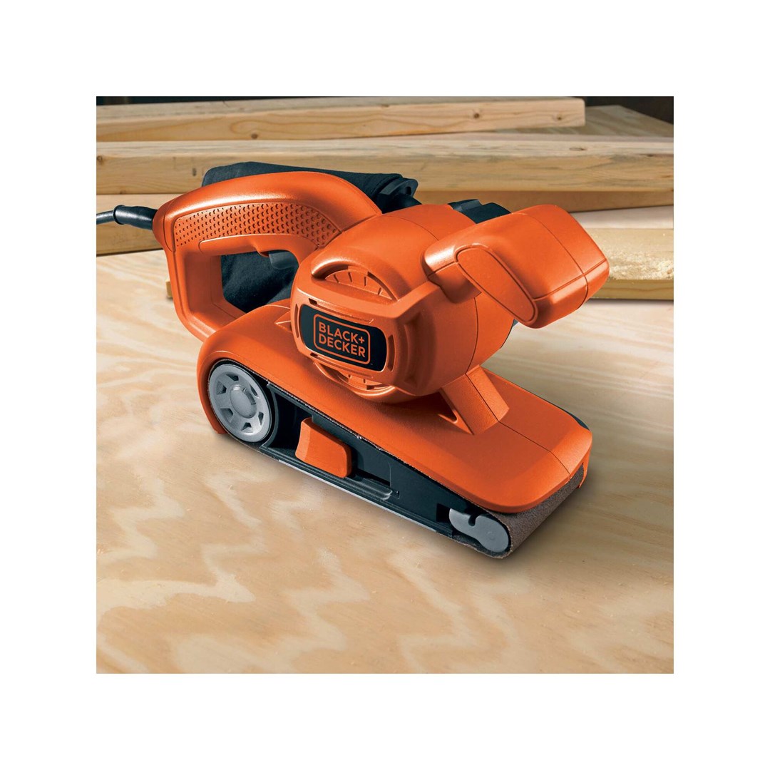 Lëmues me rrip Black&Decker KA86, 720W, me thes pluhuri, portokalli