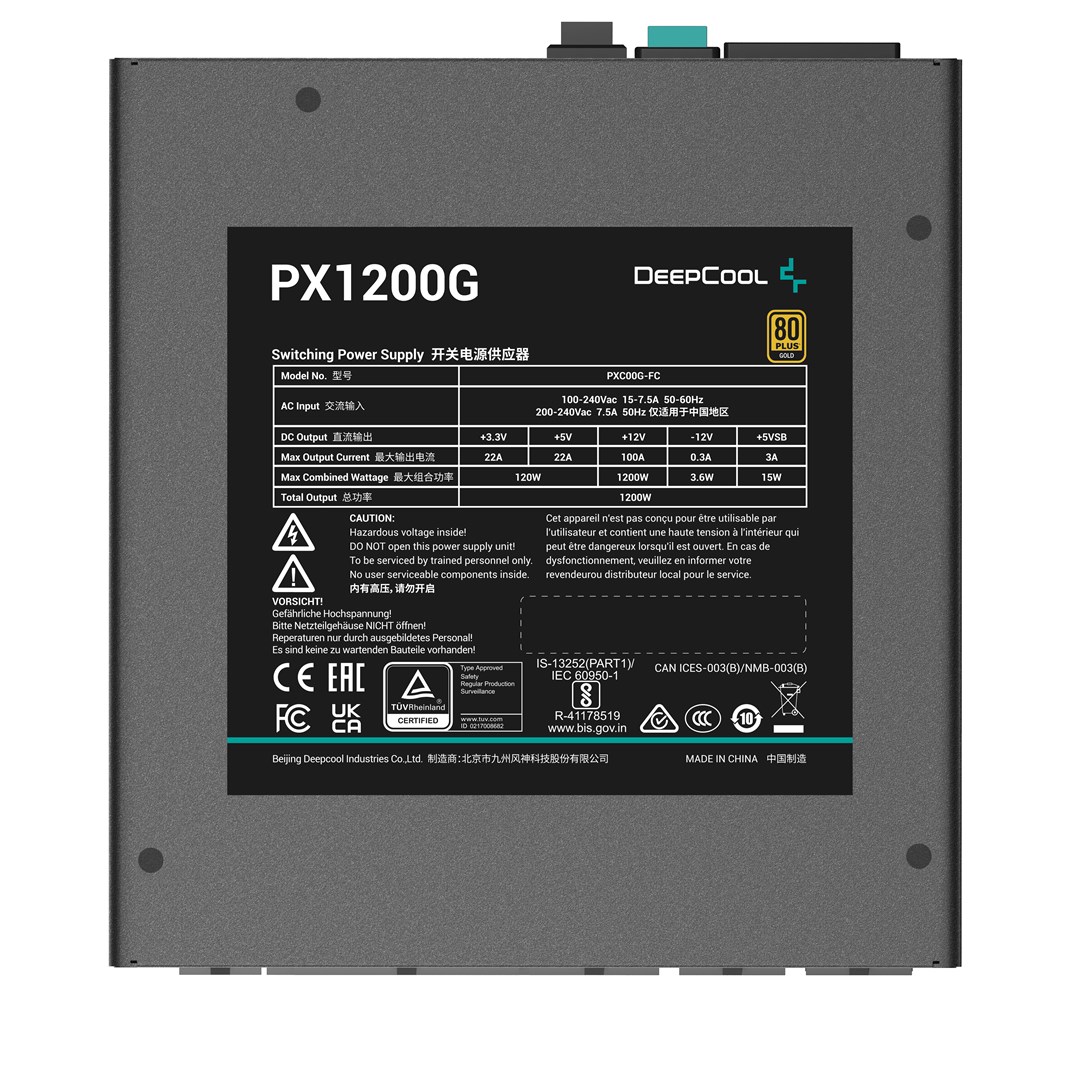 Burim energjie DeepCool PX1200G, 20+4 pin ATX, 1200 W