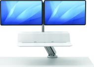 Stacion pune në këmbë Fellowes Lotus RT Dual 8081801, për dy monitorë, i bardhë