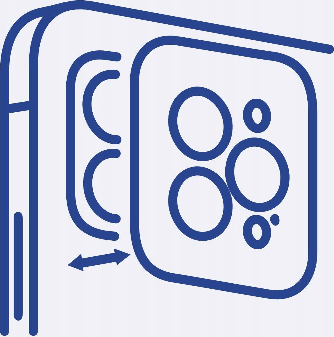 Mbrojtëse lente 3MK Honor 200 Lite, xham hibrid, set 4 copë, transparente