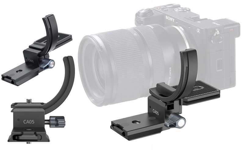 Adapter unazë rrotulluese Ulanzi CA05 C047, 75mm, për objektiva 95mm, e zezë