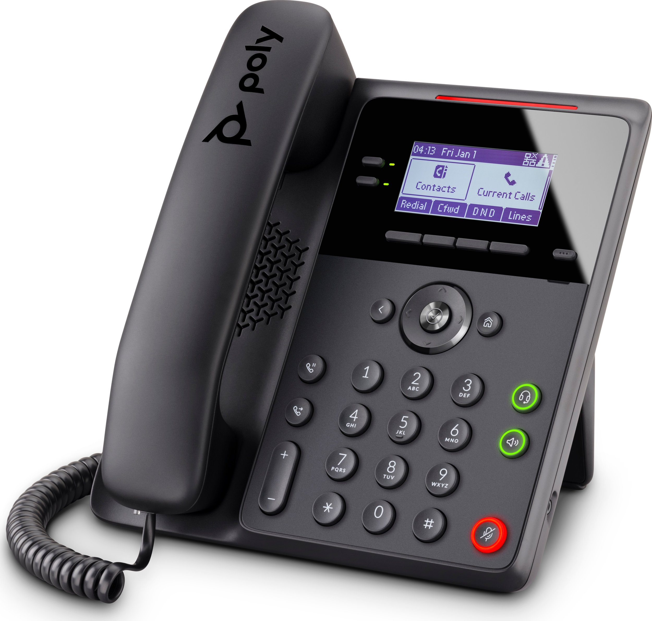 Telefoni VoIP Poly Edge B10, 8 linja, konferencë deri 5 persona, i zi