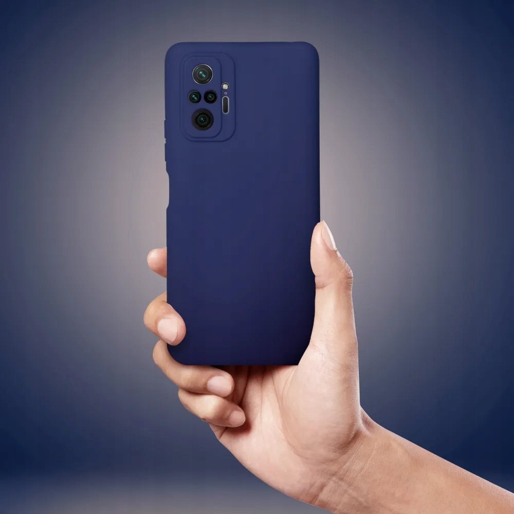 Mbulesë silikoni për telefon Xiaomi Redmi Note 13 Pro 4G, soft case, blu e errët