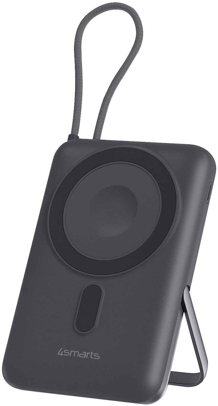 Powerbank pa tela 4smarts Enterprise Pocket, 10000mAh, 22.5W, gri hapësirë