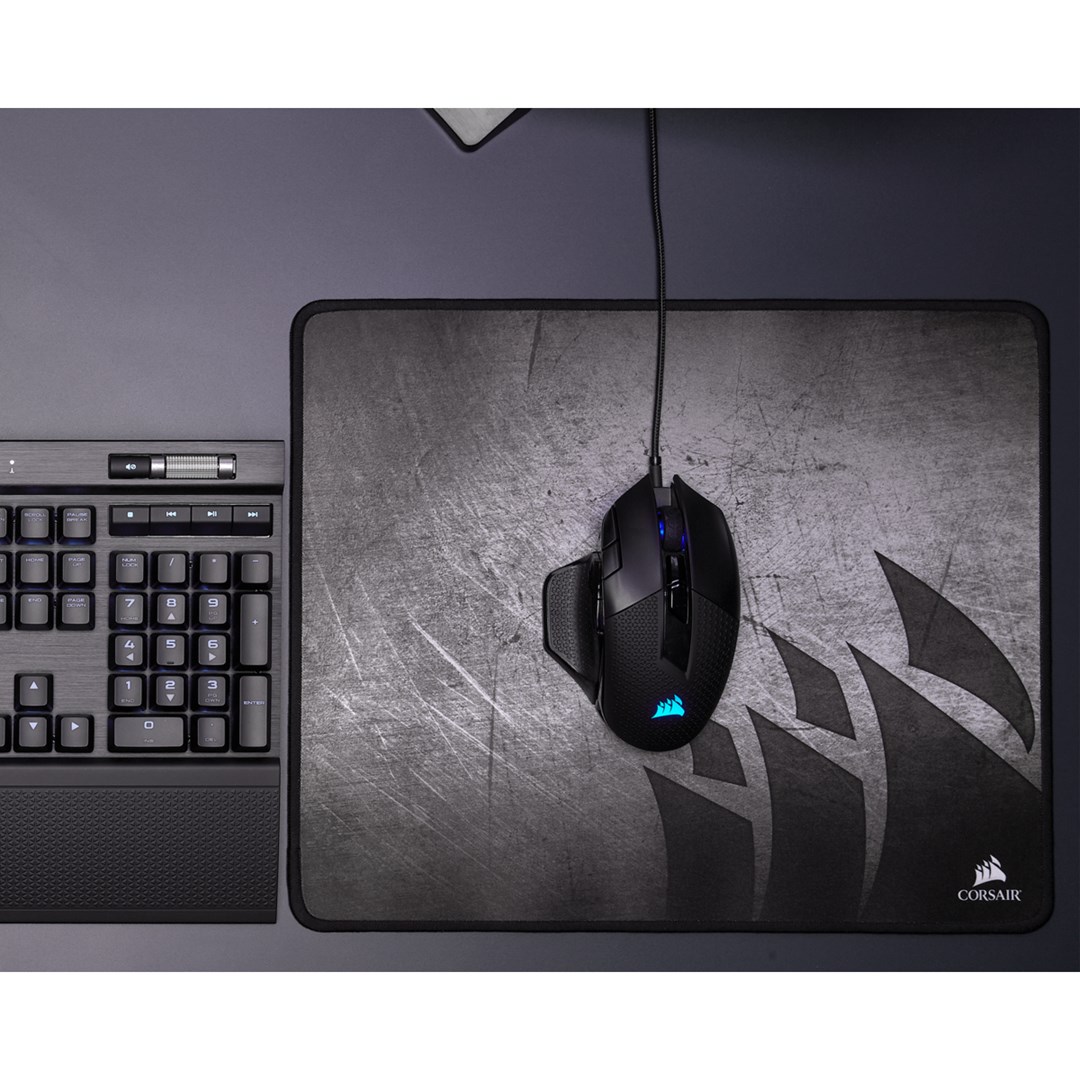 Гејминг глушец Corsair NIGHTSWORD RGB, со кабел, 18000 DPI, црн