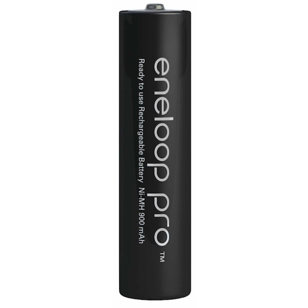 Bateri rikarikuese Panasonic Eneloop Pro AAA, 930mAh, paketim 2 copë, e zezë