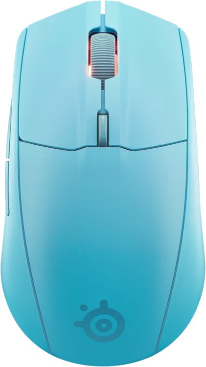 Maus wireless SteelSeries Rival 3 Gen 2, optik 18K, Bluetooth 2.4GHz, aqua