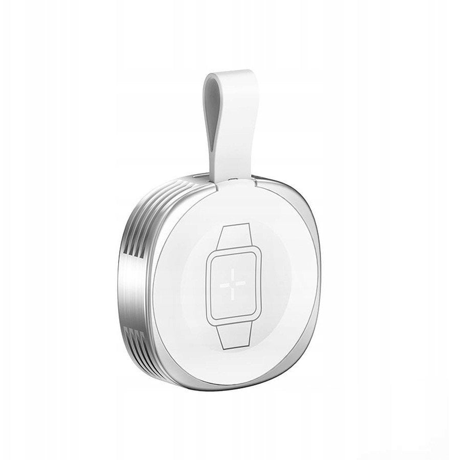 Karikues pa tel Remax RP-W99 për Apple Watch, USB C dhe Lightning, aliazh zinku, argjend