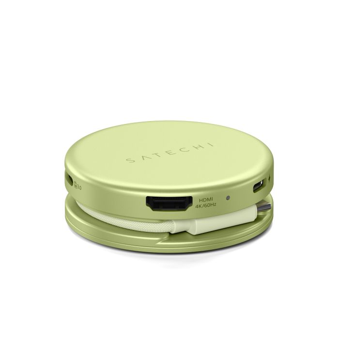 Satechi OntheGo 5-in-1 Multiport Adapter, Citrus