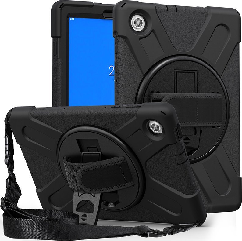 Mbulesë tabletë eStuff për Lenovo TAB M10 HD 2nd Gen, cover mbrojtës, e zezë