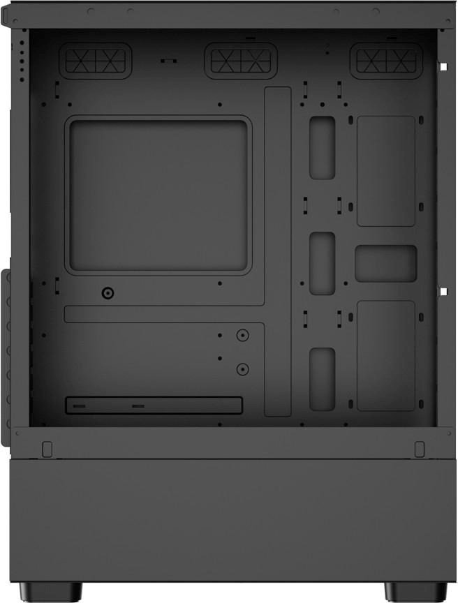 Kuti kompjuteri 1stCOOL MiddleTower G6 Noble, USB 3.2, USB C, panel anësor, dekor druri