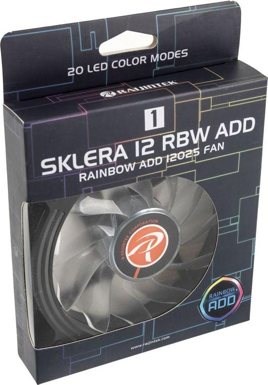 Ftohës Raijintek Sklera 12 RBW ARGB, 120 mm