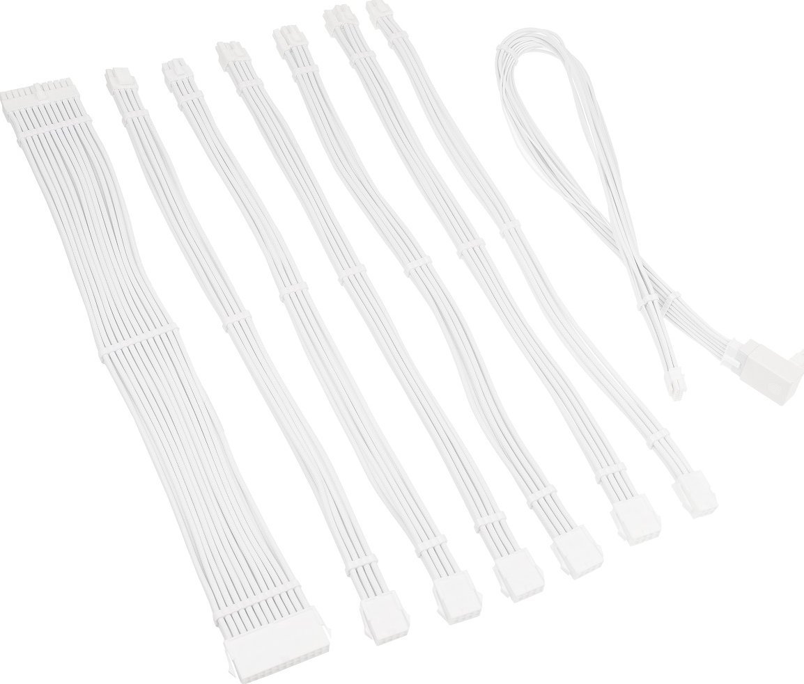 Set kabllosh zgjeruese Kolink Core Pro 12VHWPR Type 1, 16AWG, me krehëra metalikë, e bardhë