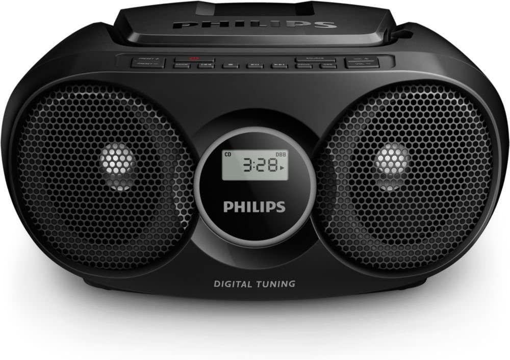 Radio Philips AZ215B/12, CD, FM AUX, e zezë