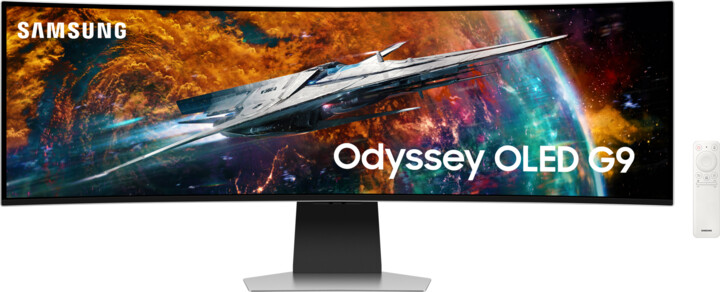 Monitor Samsung Odyssey OLED G9 (G95SC) Smart, 49", DQHD, i argjendtë