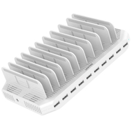 Stacion karikimi Unitek Y-2172, 10x USB-A, 2.4A, gri