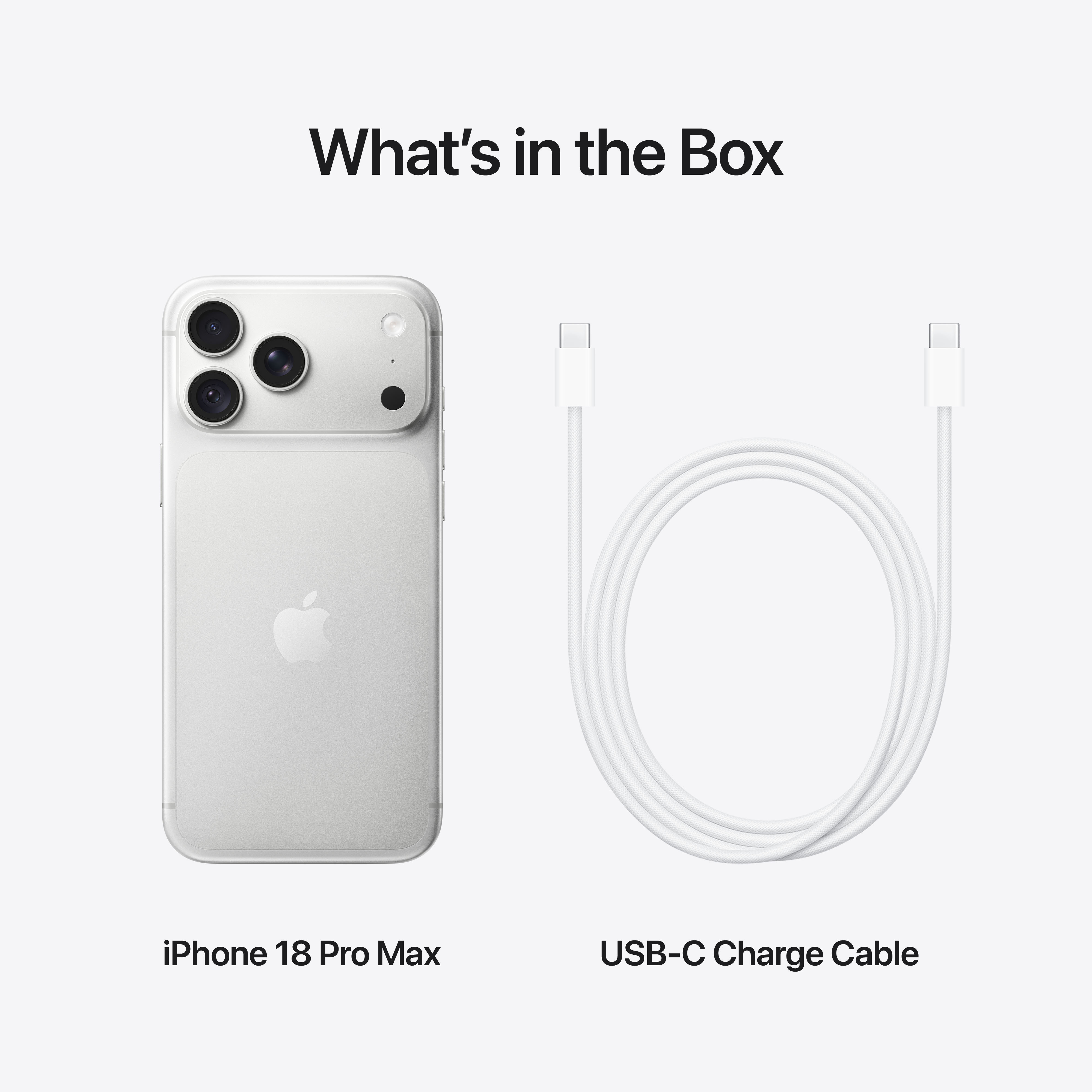 Apple iPhone 18 Pro Max, 512GB, Silver