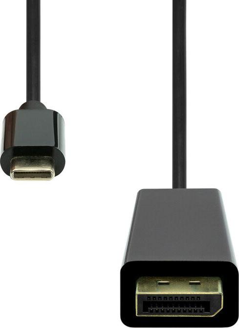 ProXtend USB-C до DisplayPort кабел, 0.5 m, црн