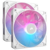 Ventilator kase CORSAIR ICUE LINK RX140 RGB, 140mm PWM, set 2 copë, i bardhë