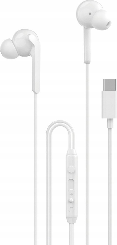 Слушалки со кабел Dudao X3C+, USB-C, 1.2m, бели
