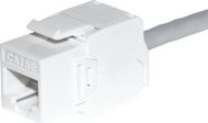 Модул кејстоун NetRack RJ45 Cat 6 UTP, без алат, бел