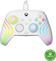 Kontroller me kabllo Turtle Beach Afterglow Wave, për Xbox dhe PC, RGB, i bardhë