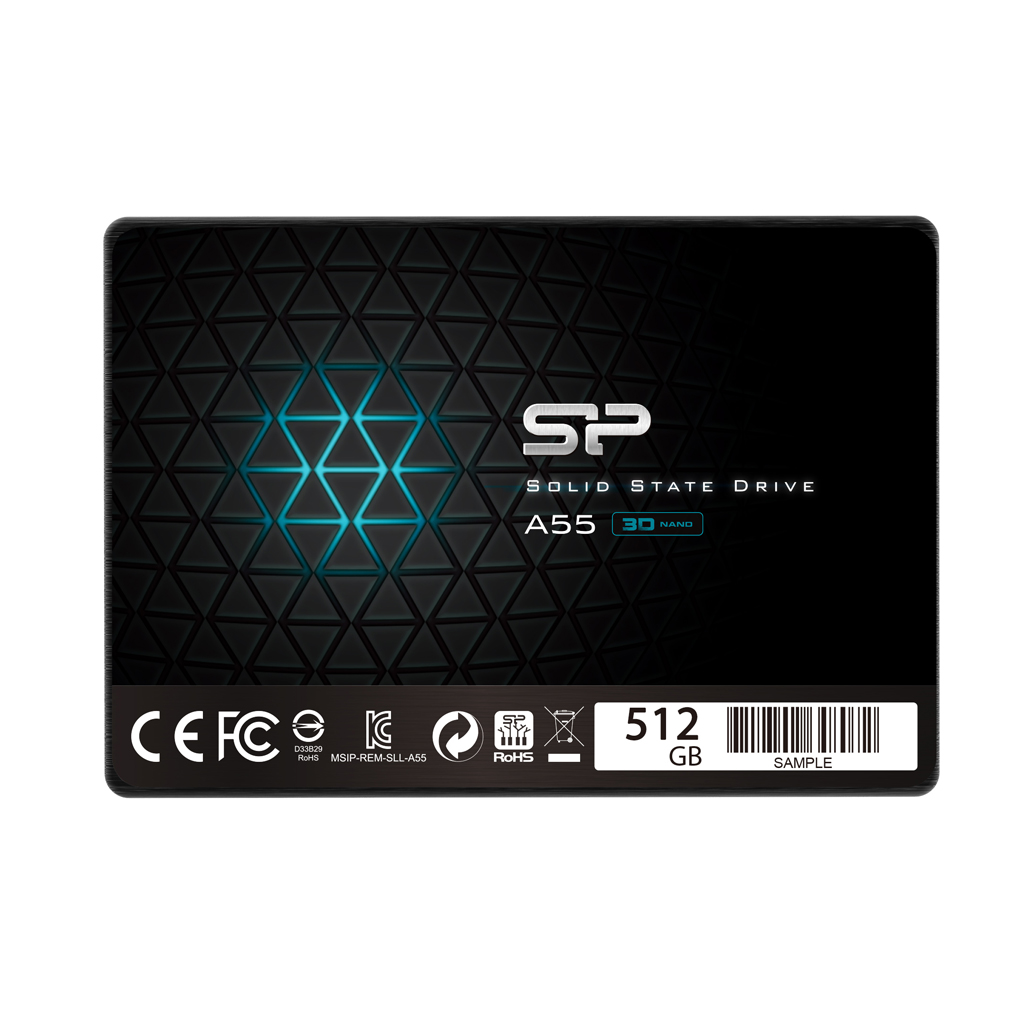 Disk SSD Silicon Power ace A55, 512GB 560MB/S sata iii 6GB/S, 2.5" 7mm
