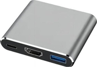 Adaptër USB C Multiport Microconnect MC HUBAV1, HDMI, USB 3.0, i bardhë