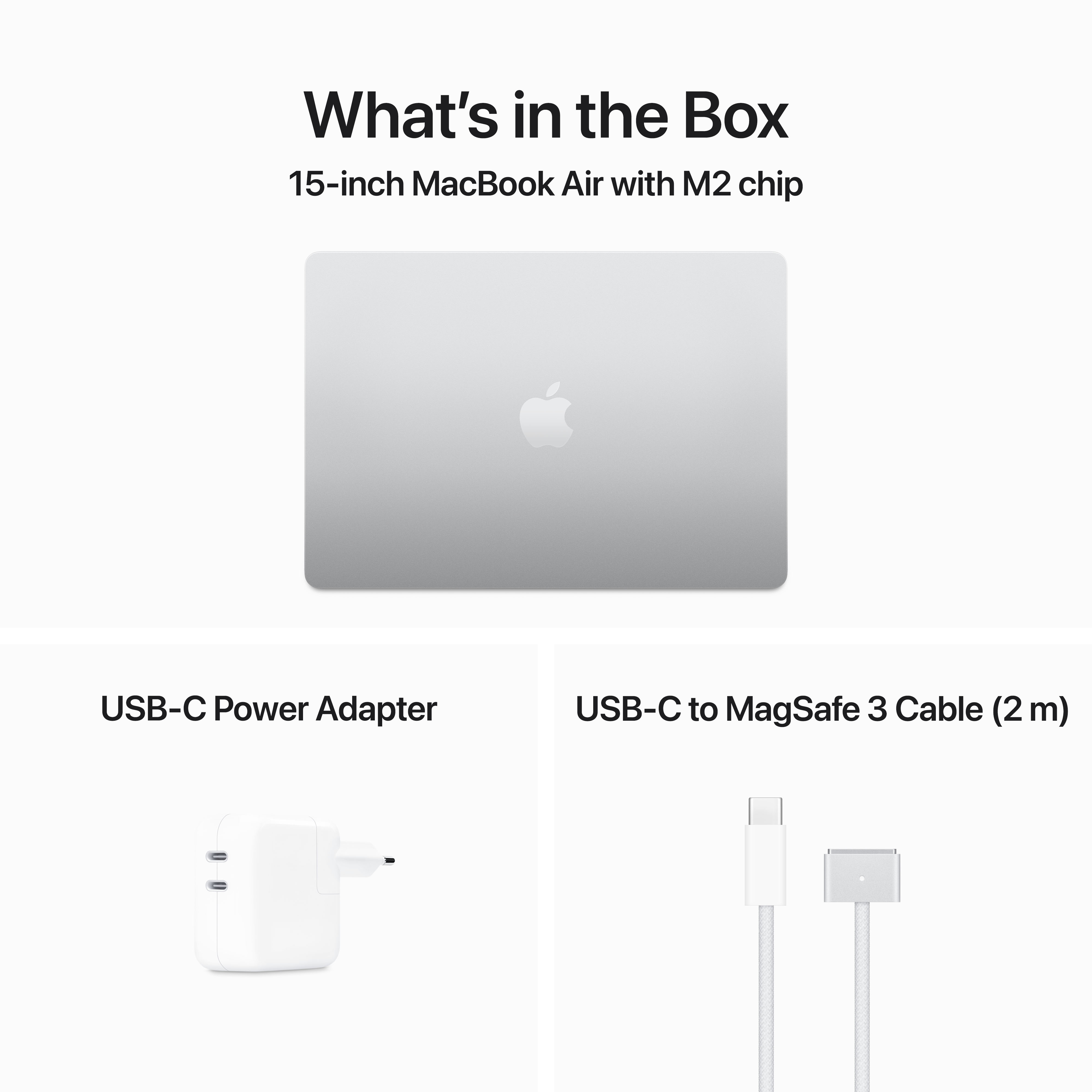 Apple MacBook Air 15", M2 8-Core CPU, 8GB, 256GB, 10-Core GPU, Silver