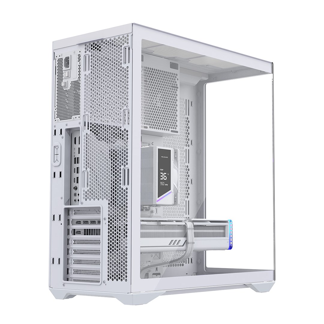 Kullë PC Modecom Volcano SPACE XL Full Tower, ATX E ATX, pa ventilatorë, e bardhë