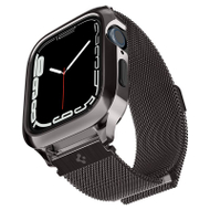 Mbrojtëse Spigen Metal Fit Pro për Apple Watch 9/8/7, 45mm, e hirtë