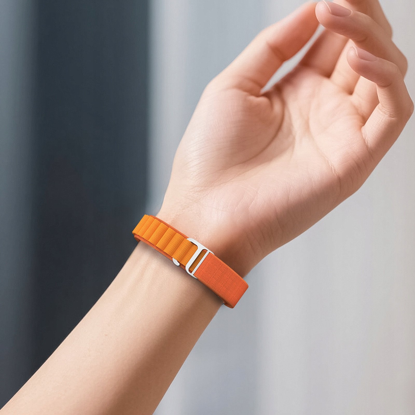 Rrip ore Tech-Protect Nylon Pro për Xiaomi Smart Band 8 9 10 NFC, najlon, portokalli