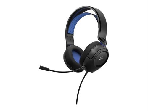 Kufje gaming CORSAIR HS35 V2, over ear, me kabllo 3.5 mm, blu
