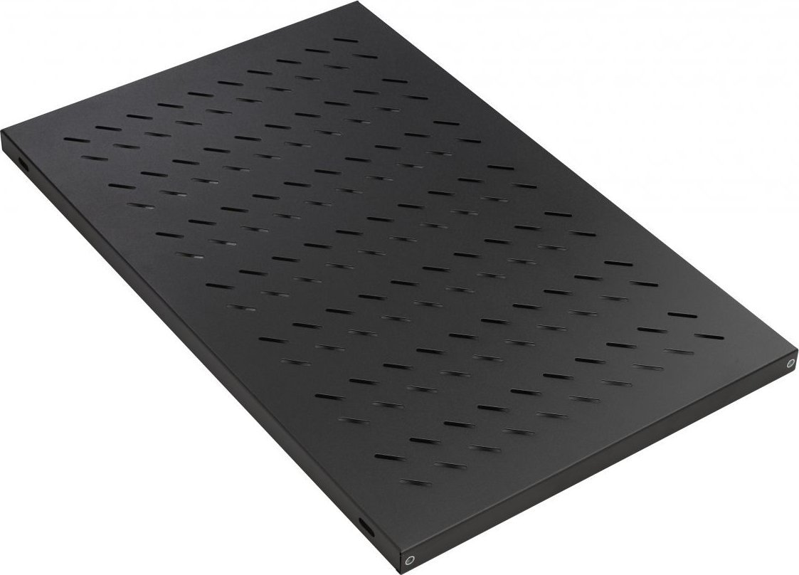 Rafth i rregullueshëm për kabinet 19" LevelOne Equip 280606 EZVS-19-1-10-B, 1U, metalik, i zi