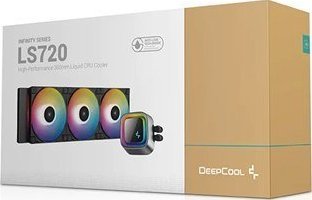 Ftohës uji Deepcool LS720, radiator 360 mm, A-RGB, i zi