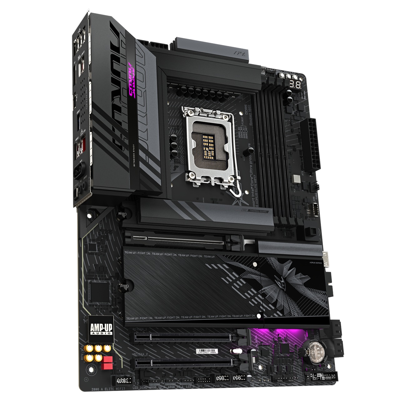 Pllakë amë Gigabyte Z890 AORUS ELITE WiFi7, ATX, LGA 1851, DDR5 9200 MT/s, PCIe 5.0, e zezë