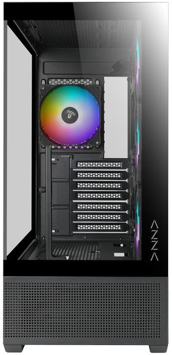 Kuti kompjuteri AZZA CSAZ-501B TIARA, ATX Mid-Tower, 4x 120mm ARGB, xham i kalitur, e zezë