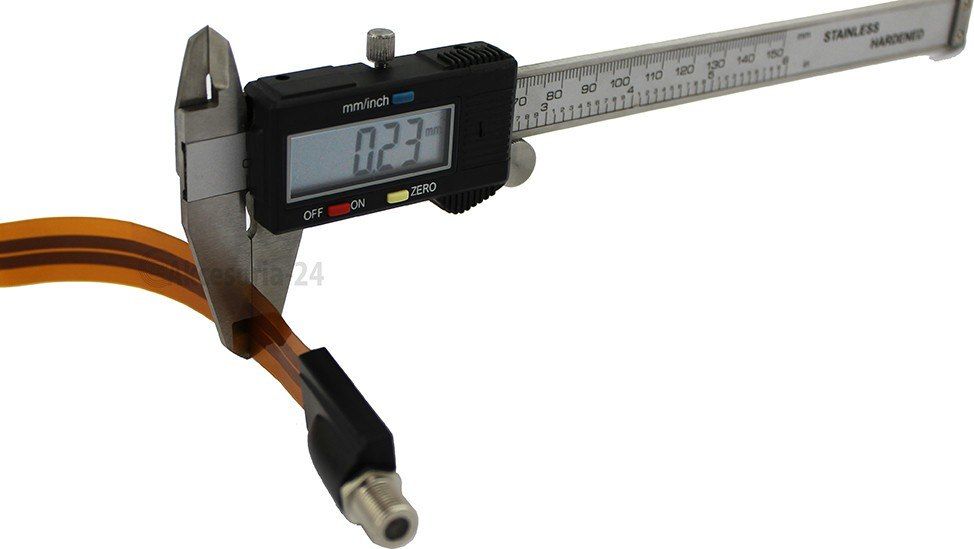 Adaptori dritare për kabllo TV SAT, Ultra Thin Slim, F femër F femër, 75 Ohm, i bardhë