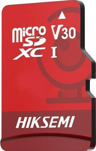 Kartë memorje HIKSEMI Neo Plus microSDXC, 64GB, Class 10 V30, e kuqe